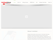 Tablet Screenshot of intelminds.com